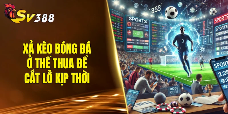 Xả kèo bóng đá ở thế thua để cắt lỗ kịp thời